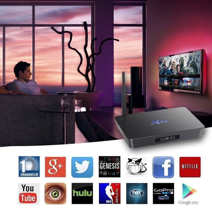 Promo ANDROID TV BOX X92 OS 6 0 Amlogic S912 Octa Core RAM 2GB ROM 16GB Limited