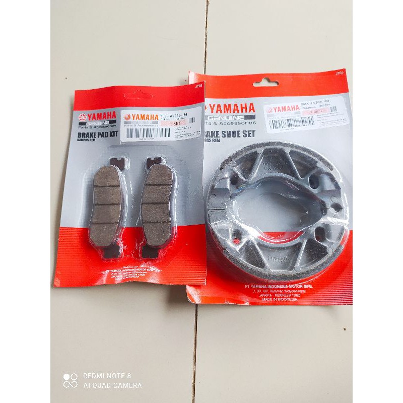 KAMPAS REM DEPAN BELAKANG YAMAHA JUPITER LAMA/JUPITER Z/BURHAN/VEGA R NEW/ORI