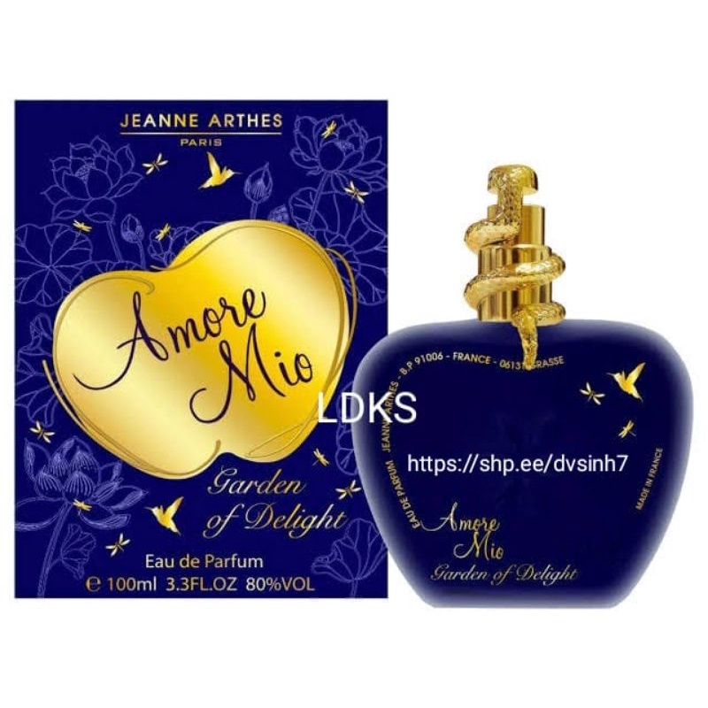 Parfum Amore Mio Garden of Delight by Jeanne Arthes