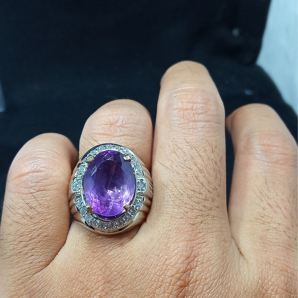 BATU KECUBUNG AMETHYST ASLI
