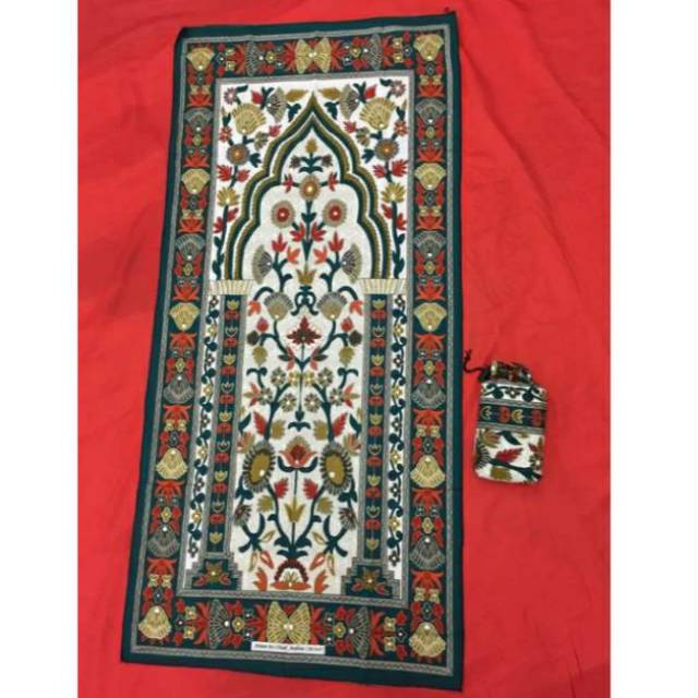 Sajadah Murah - Sajadah Syria Tas Kecil - Sajadah Travelling - Perlengkapan Ibadah