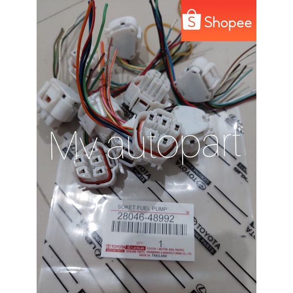 Soket fuel pump bensin Toyota Vios gen1 Gen2 Ori