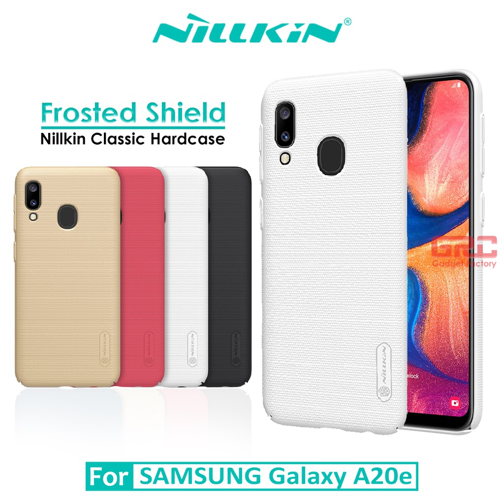 Hard Case SAMSUNG Galaxy A20e Nillkin Frosted Shield Casing Original