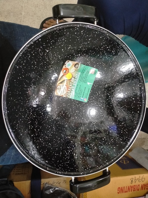 Wajan Royal Wok Enamel 35 Cm/maspion