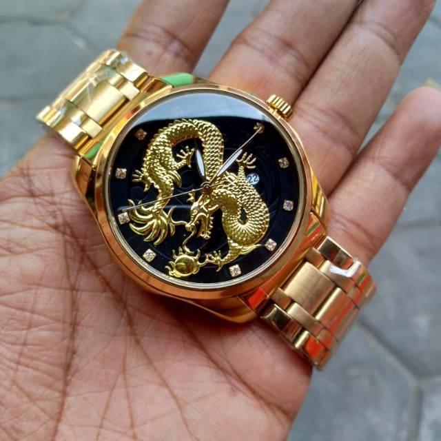 Jam tangan pria luxury dragon original