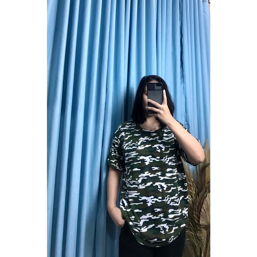 FC - Kaos Oblong Motif ARMY / Lengan Pendek/ Loreng /t-shirt