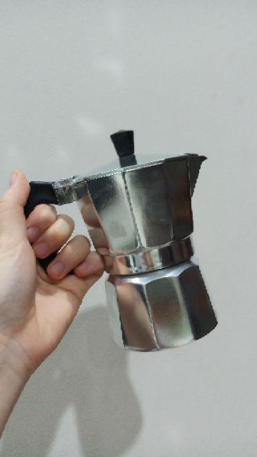 Coffee Pot /teko Kopi/ Espresso Pot /moka Pot Alumunium 3 Cup Ekonomis