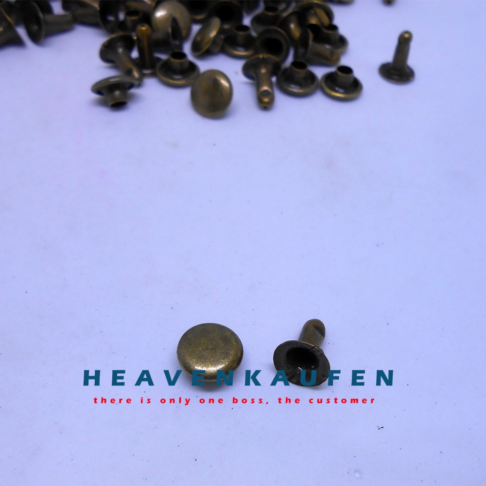 Paku Keling Rivet Centang Gepeng ATG 8 mm Harga Per Pack isi 50 pasang