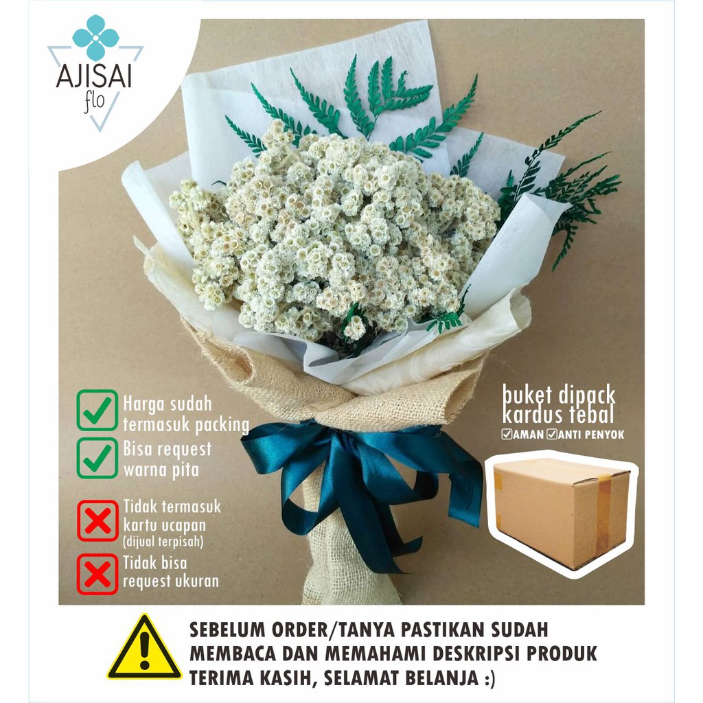 Buket Bunga Kering Large Bunga Asli Awet Tidak Layu Shopee Indonesia