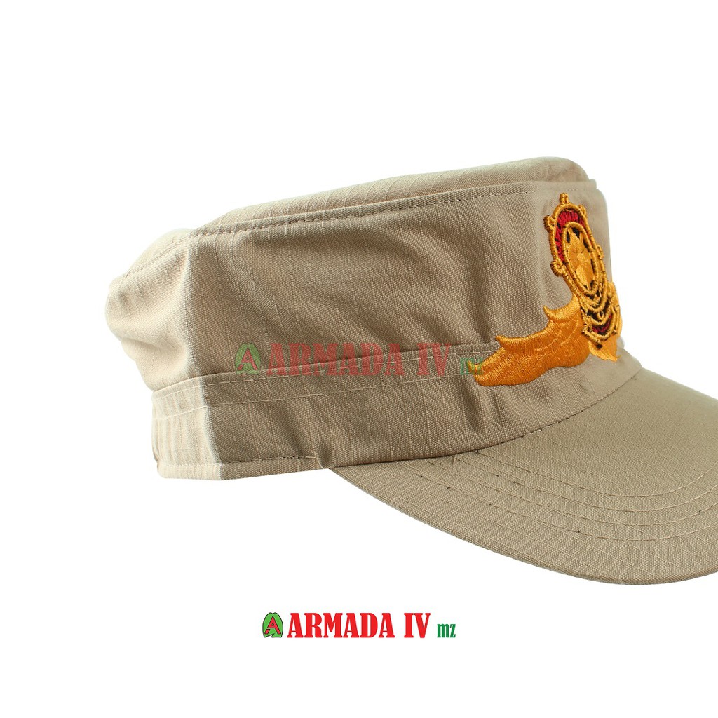 Topi Komando SAT POL PP Wing Timbul Krem