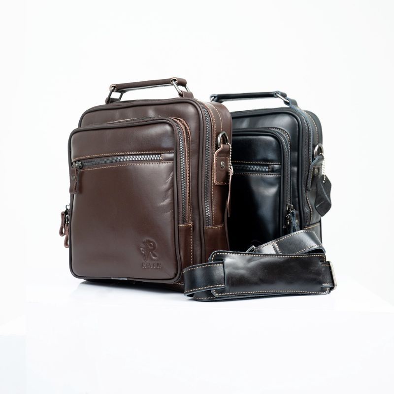REVEN LEATHER - Bonature Geniune Leather Men Sling Bag