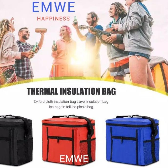 Shopee [12.12] Cooler Bag Thermal tas selempang kurir delivery Mini go food makanan tahan panas ding
