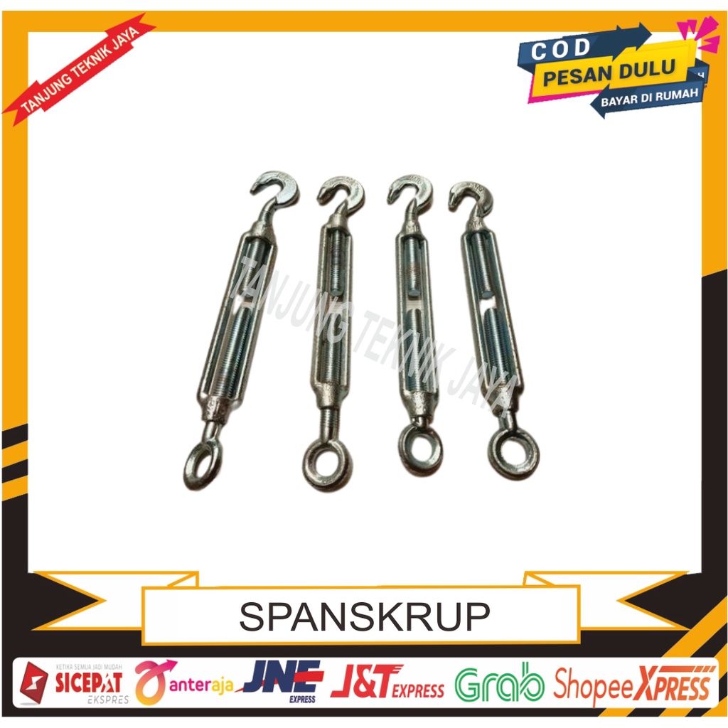 JARUM KERAS / SPANSKRUP M6 M8 M10 M12 M16 PTH