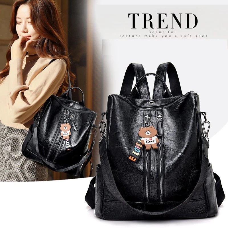 DT123-TAS RANSEL WANITA / RANSEL KULIT / RANSEL MINI / BACKPACK KOREA /STYLISH BACKPACK MULTIFUNGSI!