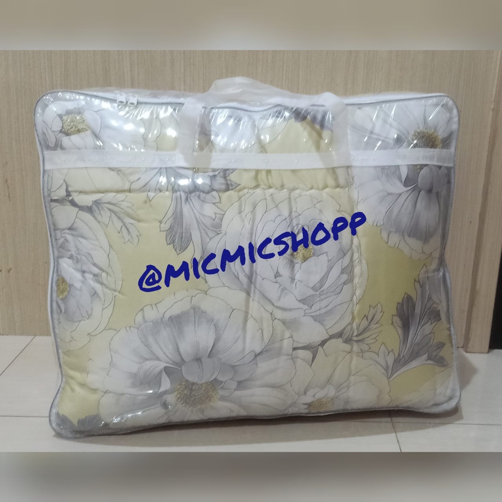Tas Bedcover Mika Bening Resleting Kuat Multifungsi Besar