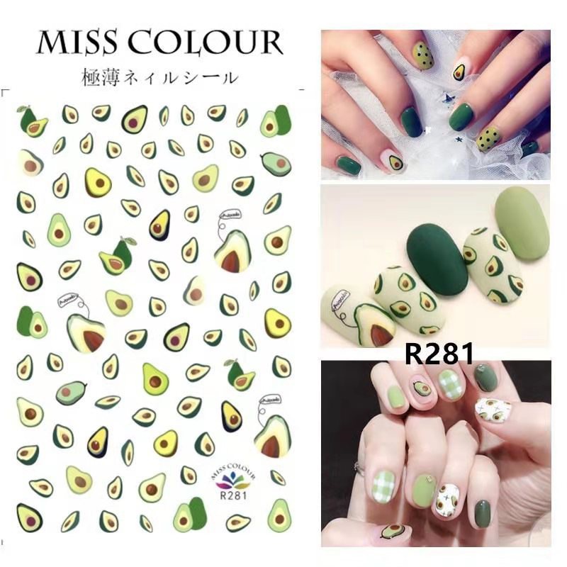 Sticker Kuku Nail Art / Sticker Nail Art / Hiasan Kuku Sticker Nail Art