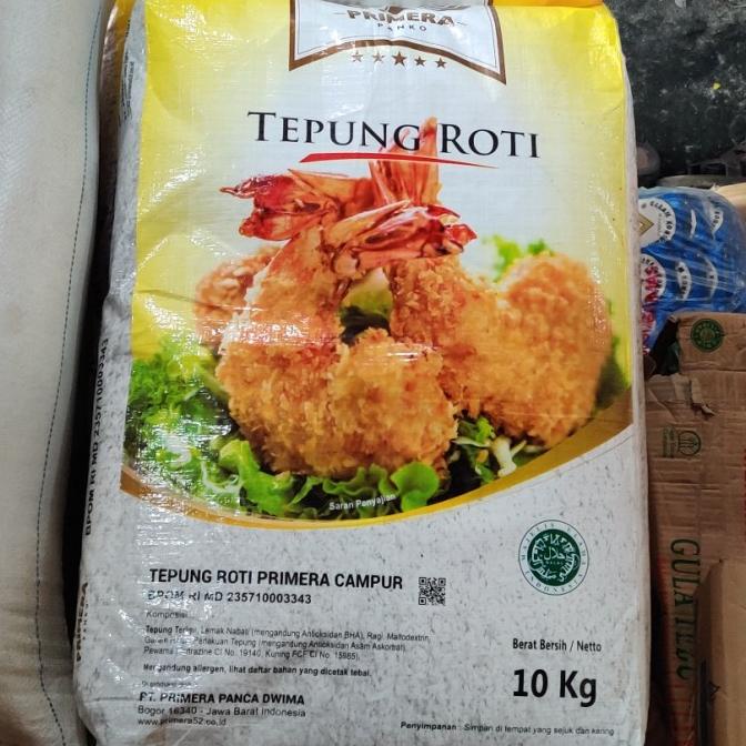 

TERMURAH Tepung Roti Primera Panko Mix Breadcrumbs Panir 10 kg HOREKA GOJEK