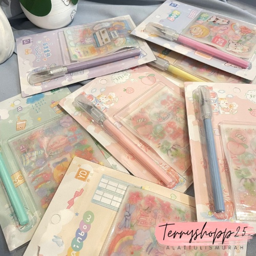 

Paket Sticker Mini Lucu Buah Hewan FREE Pisau Unik Termurah Bisa COD