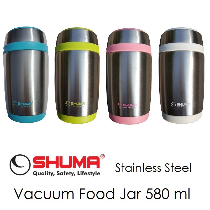 SHUMA Vacuum Food Jar Thermos 580ml Rantang Makanan Termos Stainless