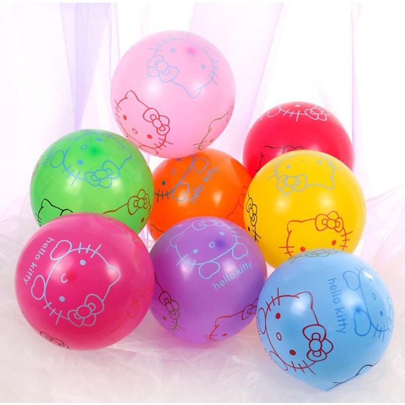 Balon Motif Karakter Isi 40pcs Dekorasi Balon Party Ultah