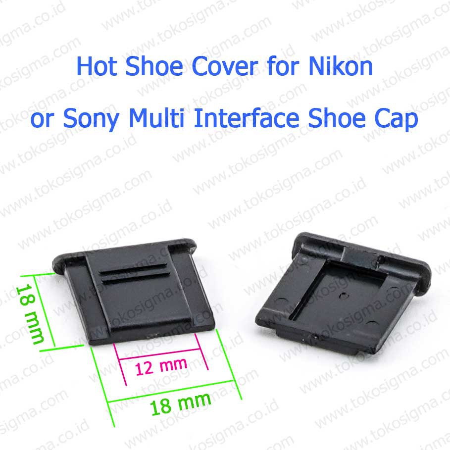 UNIVERSAL COVER HOT SHOE CAP FOR CANON OR NIKON OR SONY - PENUTUP LUBANG FLASH