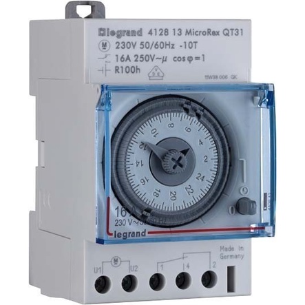 Cindiashope Analog Timer Legrand - 412813 Time Clock Mec D 3M Battery