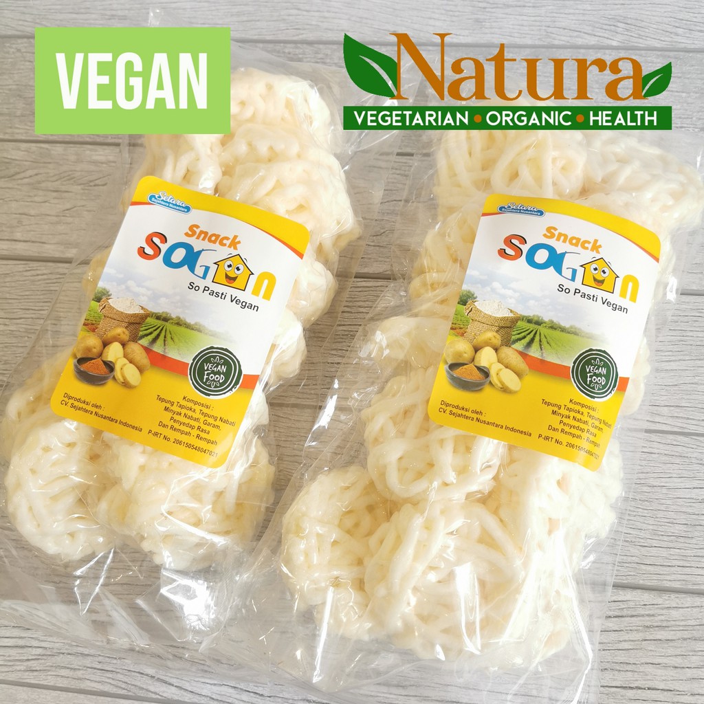 

Sogan Keripik Kerupuk Jaring Keriting 125gr Vegetarian Vegan