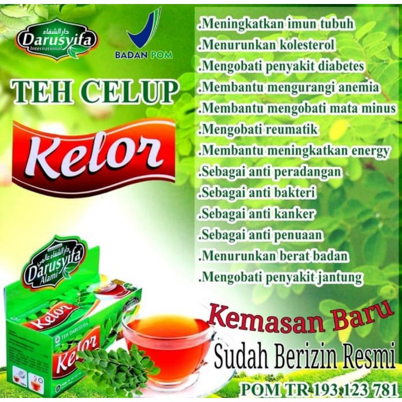 

Teh Celup Daun Kelor Darusyifa
