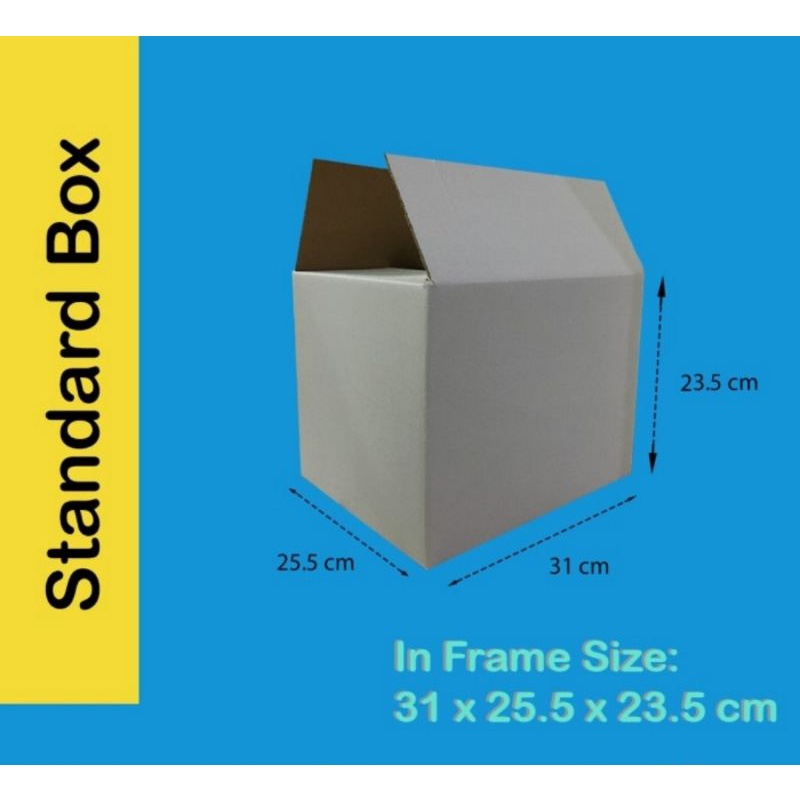 

5 Pcs Box Karton 31x25,5x23,5 /Kardus Karton/Kotak Karton/Kotak Paking/Dus