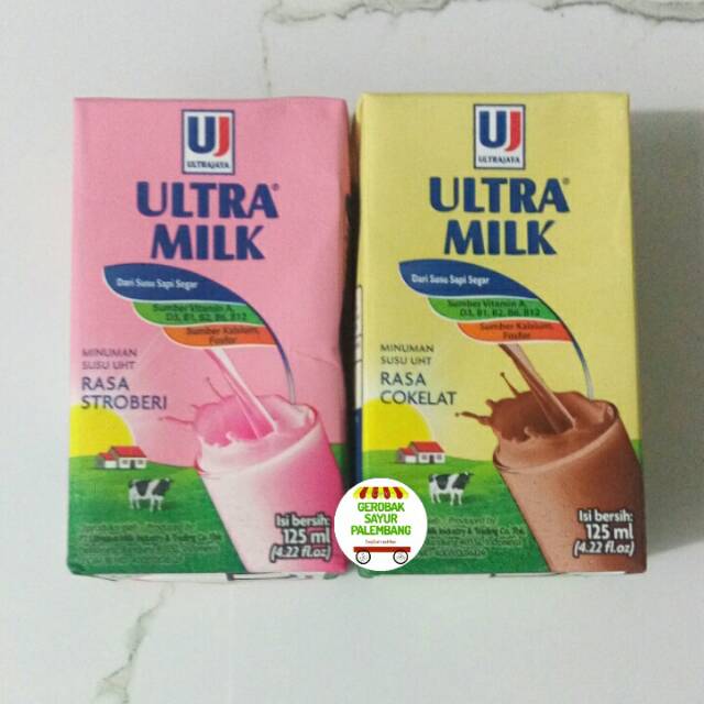 

Ultra Milk UHT coklat/ strawberry 125 ml