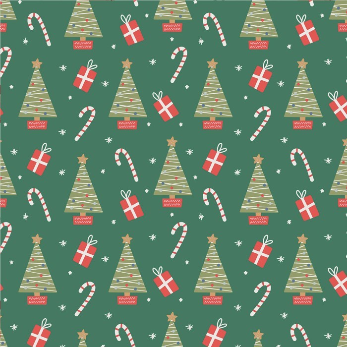 

BUY 3 GET 4 Kertas Kado Natal Harvest Xmas Wonderland - Green