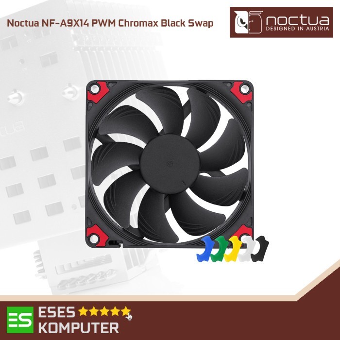 Fan Noctua NF-A9x14 PWM CH.BK.S Chromax Black Swap 9CM 92MM - 2500 RPM