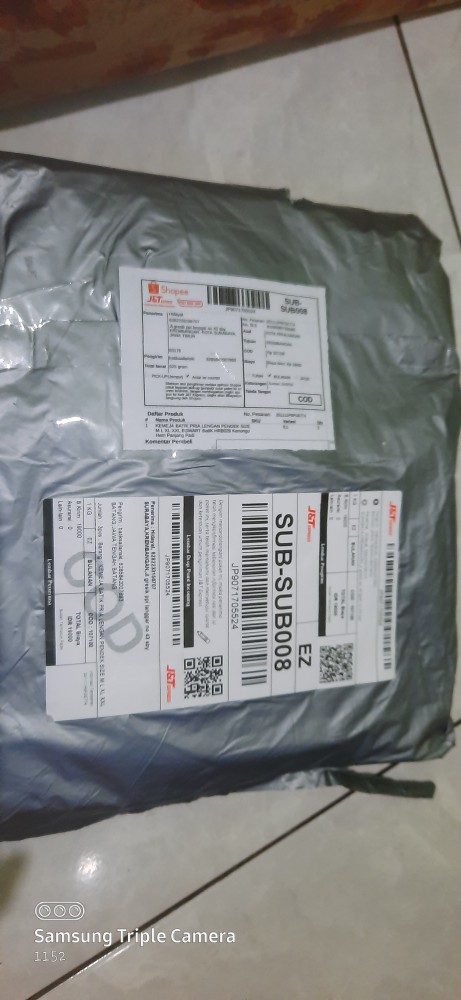 Kemeja Batik Pria Lengan Pendek Size M L Xl Xxl Bswart Batik Hrb026 Kenongo Hem Panjang Padi