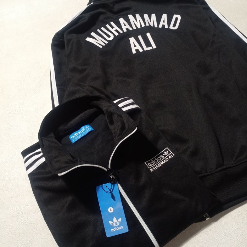 jaket tracktop adidas - jaket tracktop pria - jaket tracktop adidas muhammad ali - jaket tracktop