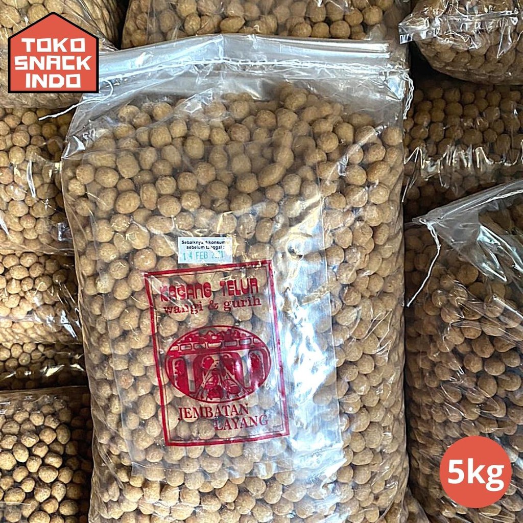 

KACANG TELUR KILOAN 4kg KACANG OVEN MERK JEMBATAN LAYANG