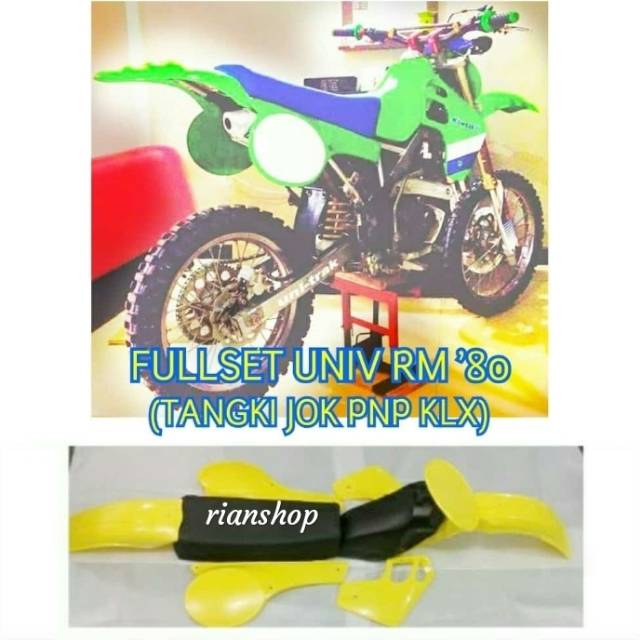 Body bodi fulset trail ts rm jadul klasik dan barang antik