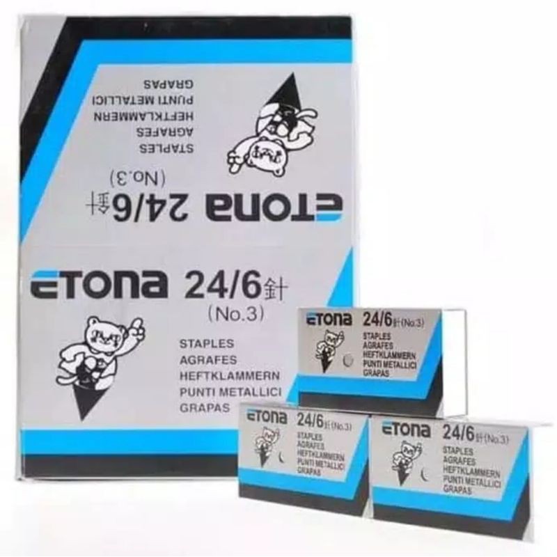 

Isi Staples Stapler Jepretan ETONA NO 3 Besar