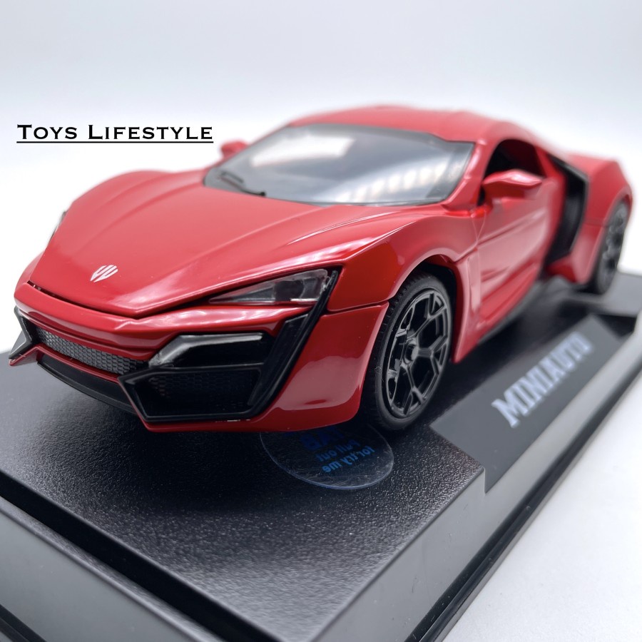 Mobil MiniAuto Diecast - Lykan Hypersport Skala 1:32