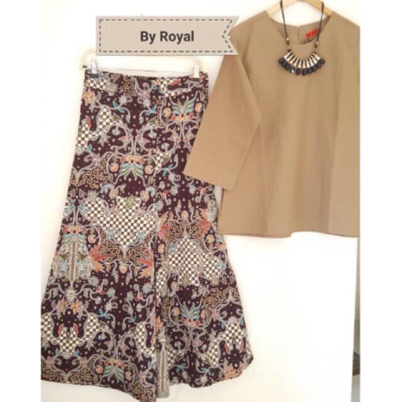 Real PICT Setelan KULOT Premium Wanita Kulot Batik Mcc