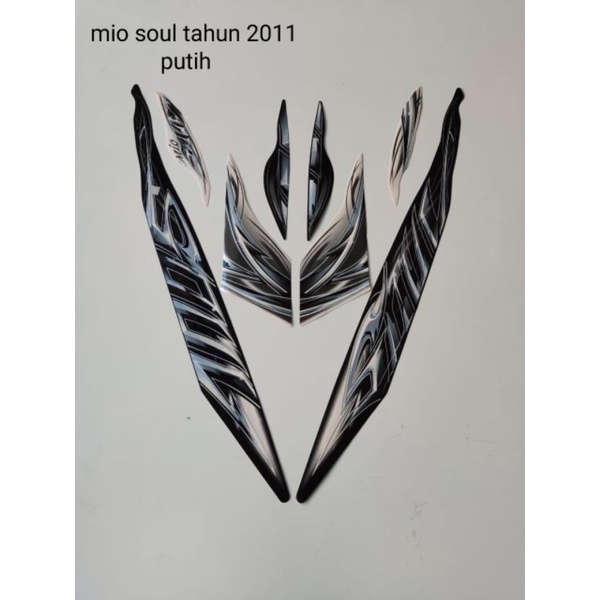 STRIPING MIO SOUL 2011 PUTIH