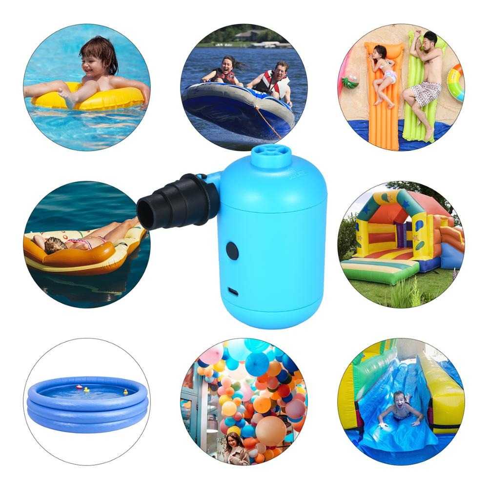 Pompa Angin Electric Air Pump 4 Kepala Nozzle Portable Desain Minimalis Pompa Elektrik Multifungsi Berkualitas