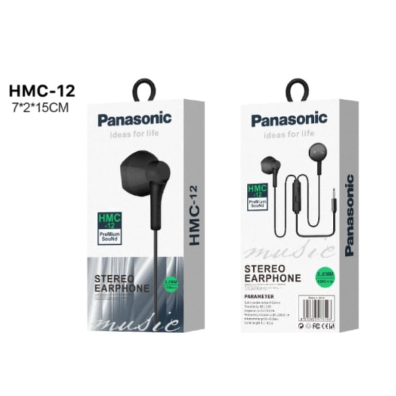 Headset Panasonic stereo earphone HMC-12