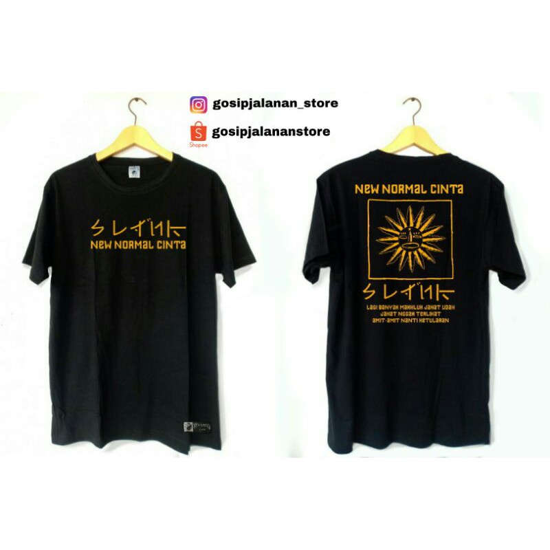 KAOS SLANK ORIGINAL SLANKERS//KAOS DISTRO//NEW NORMAL CINTA//MERCHANDISE SLANK//KAOS BANDUNG//