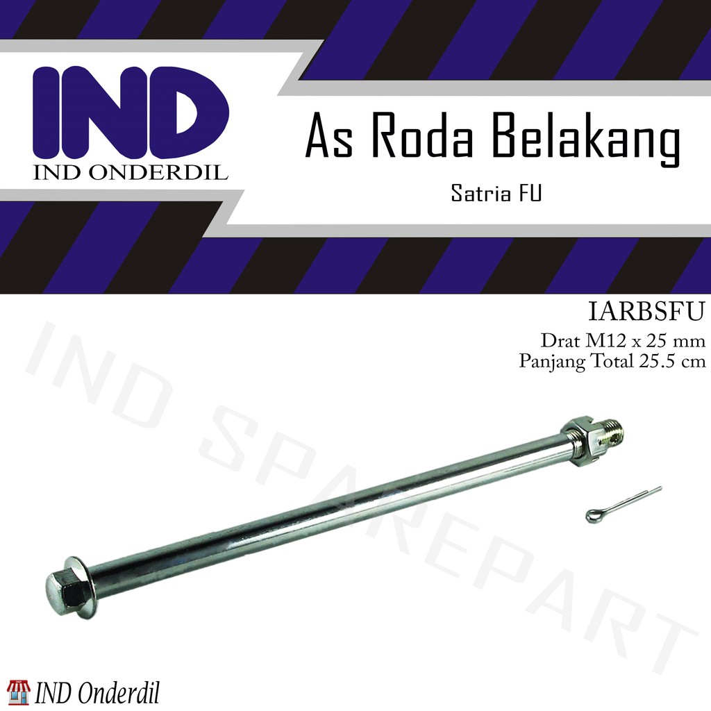 As-Mur Roda Belakang-Set Spie-Pengunci Suzuki Satria FU-F 150-F150