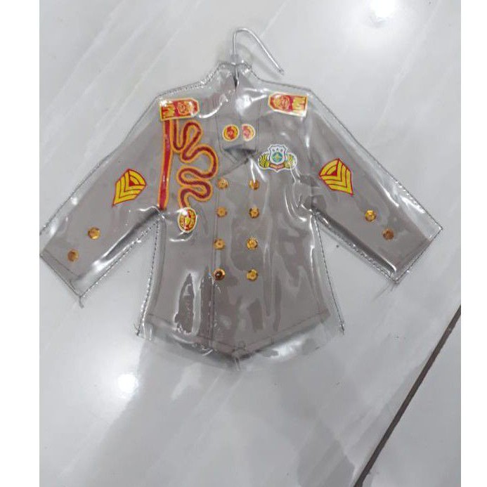 MINIATUR SERAGAM POLISI MINI UNIFORM MINIATUR POLISI SOUVENIR POLISI  SOUVENIR POLRI HIASAN MOBIL