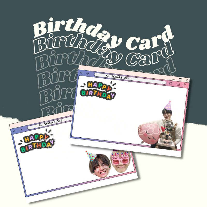 

TAMBAHAN BIRTHDAY CARD+BOX BIRTHDAY