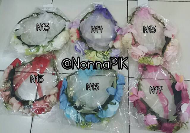 Flower Crown / Bando Crown Bunga / Bando Pengantin