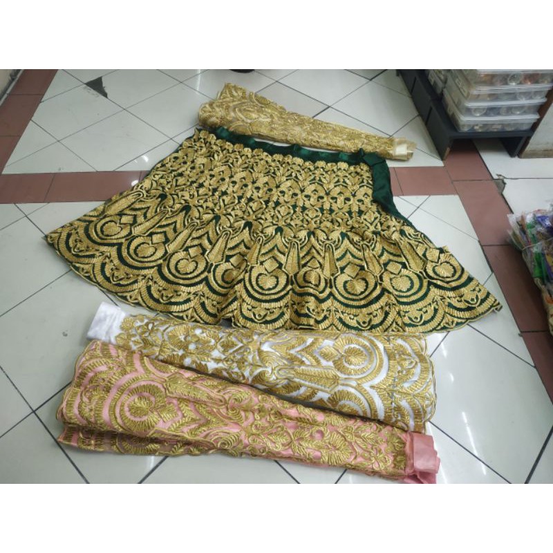 lehengga india sarung pengantin jodha