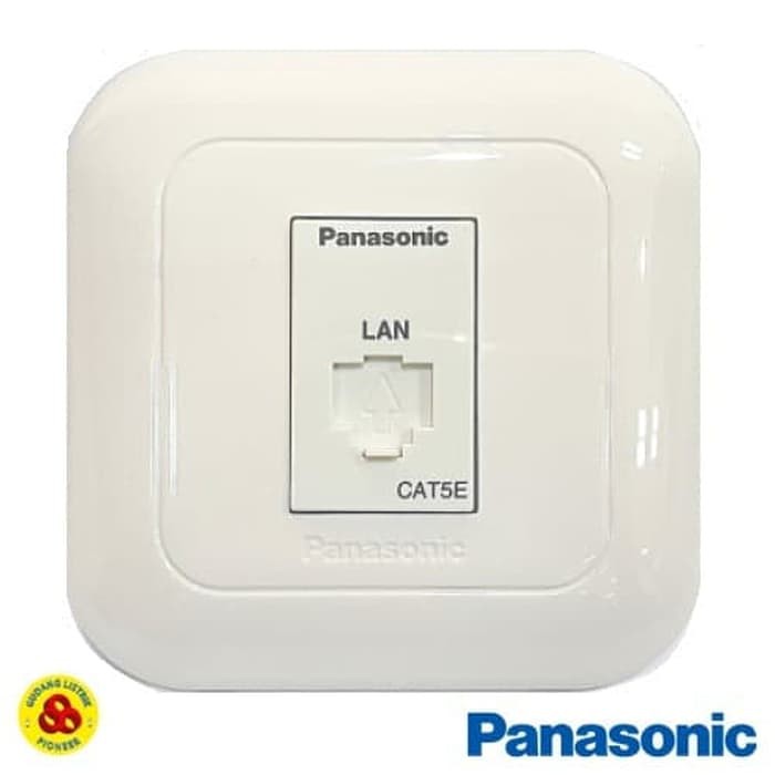 PANASONIC STOP KONTAK DATA CAT5 WEJ2488 RJ45 CAT 5 E