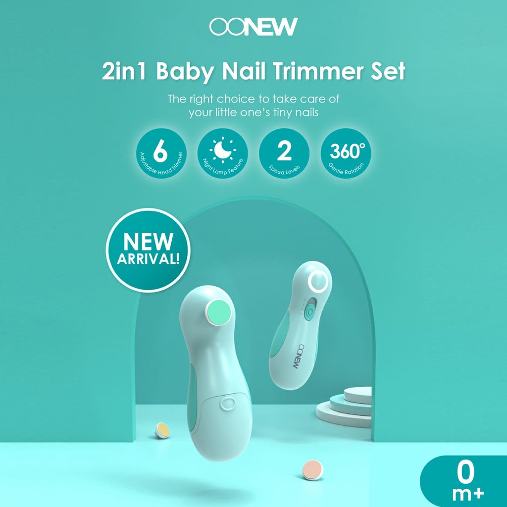 OONEW 2in1 Baby and Adults Nail Trimmer - Pengikir Kuku Bayi Nail Clipper Nail File Baby